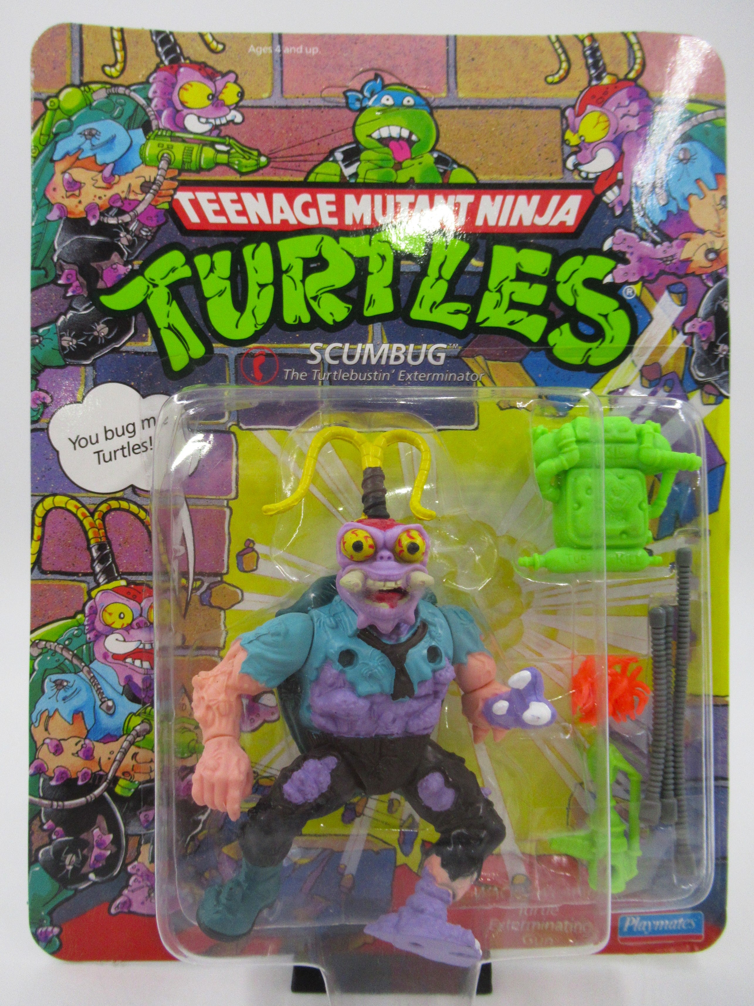 Teenage Mutant Ninja Turtles Scumbug 4.5" Figure TMNTs - Playmates (1990)